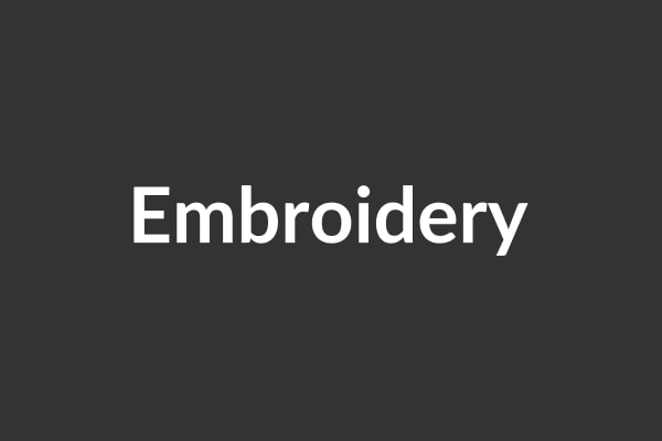 Embroidery